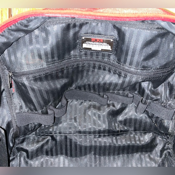 Tumi Red Carry On Travel Duffle Bag - Picture 9 of 10